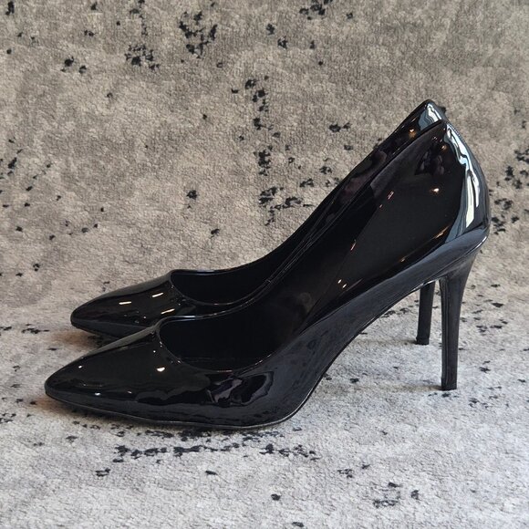 Charles by Charles David Pact Black Patent Pumps Stilettos 13 - Picture 2 of 9